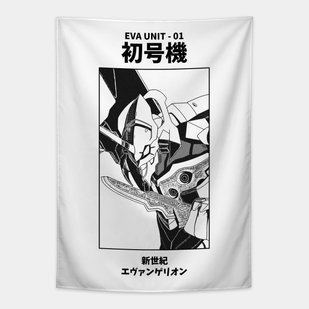 Eva Unit - 01 Neon Genesis Evangelion Tapestry by KMSbyZet