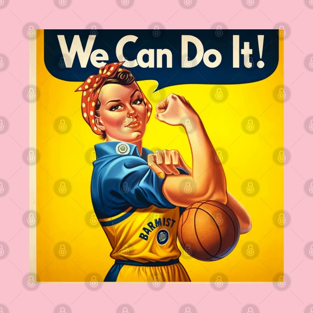 Hoops Empowerment: 'We Can Do It!' Basketball Edition by Edd Paint Something