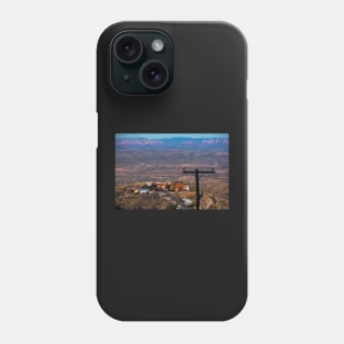 Looking down from Jerome AZ Arizona Phone Case