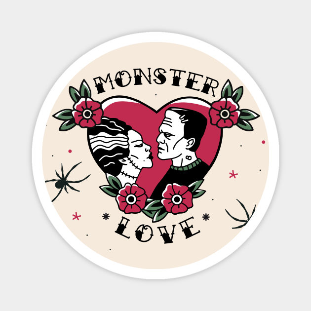 Monster Love // Bride of Frankenstein Vintage Tattoo - Bride Of Frankenstein - Magnet | TeePublic Monster Love // Bride of Frankenstein Vintage Tattoo - Bride Of Frankenstein - Magnet | TeePublic