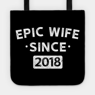 Epic Wife Since 2018 2 Tote