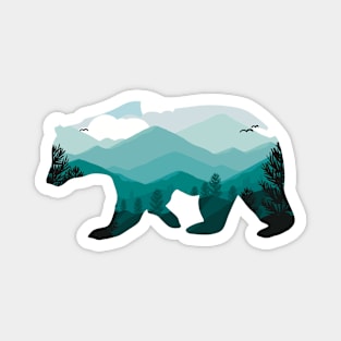 Mountain Bear ANIMAL-6 Magnet
