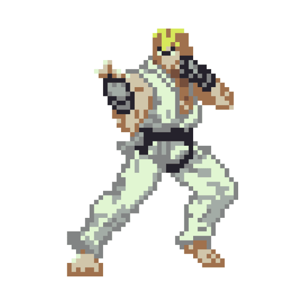 Pixel Ultimate - Ken - White by studio bluemouse