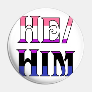 Genderfluid He/Him Pin