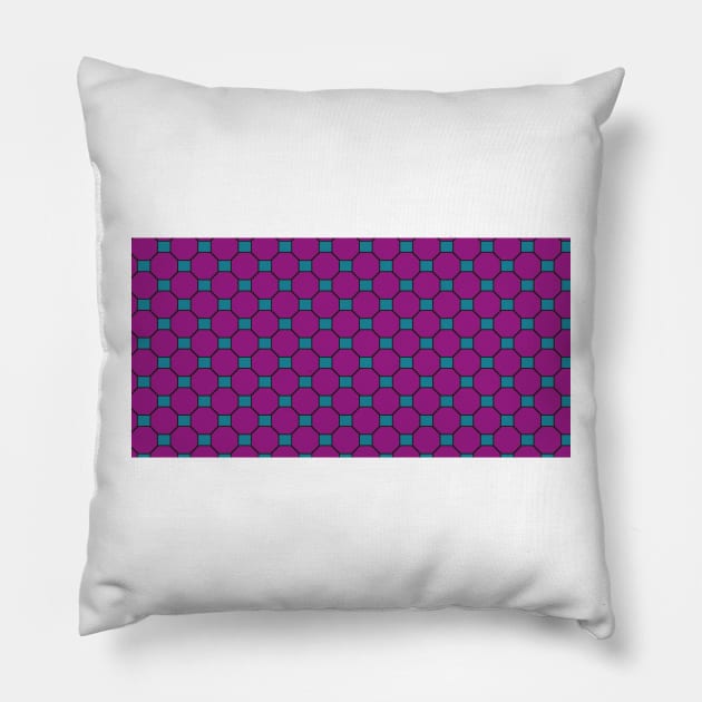 Octagons Pillow by oscargml