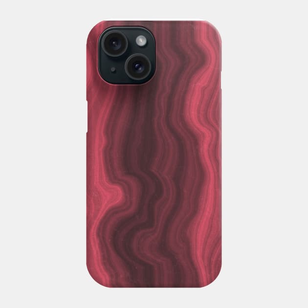 Magenta Pink Marbled Paint Pattern Phone Case by thesnowwhyte