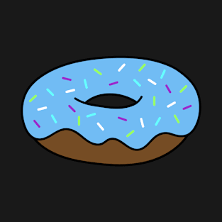 Blue Donut with Sprinkles T-Shirt