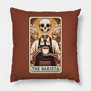 TAROT CARD - THE BARISTA Pillow