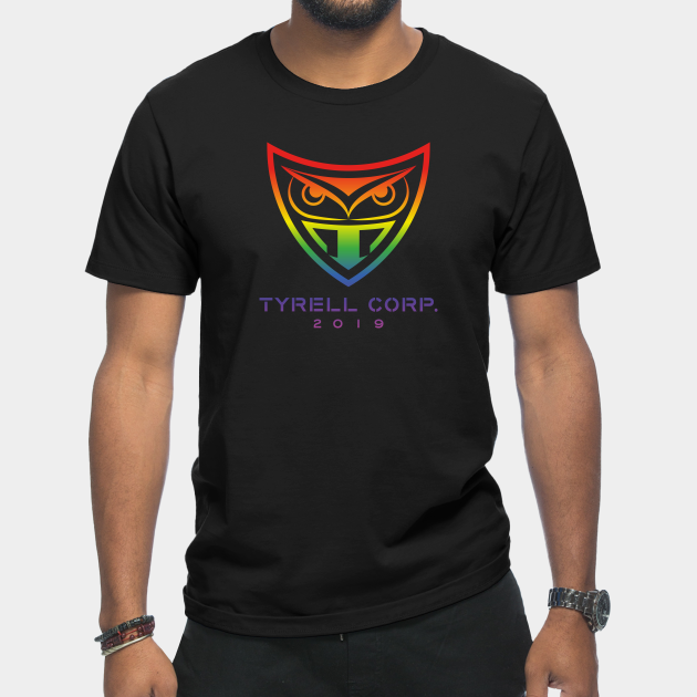 Blade Runner Tyrell Logo (rainbow effect) - Blade Runner - T-Shirt