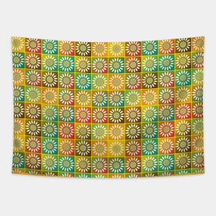 Floral tessellation Tapestry