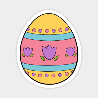 Tulip Easter Egg Magnet