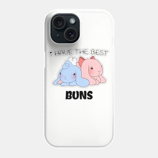 I have the best buns (pastel version) Phone Case