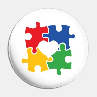 Autism Puzzle Design! Pin