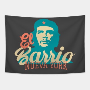 New York El Barrio  -  Spanish Harlem  - El Barrio  NYC Che Guevara Tapestry