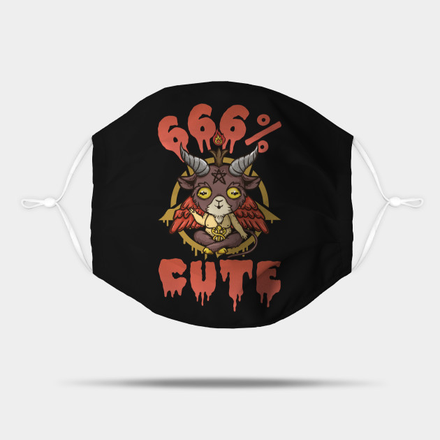 666 Cute Satanic Chibi Anime Goat Head Baphomet Kawaii Cute Anime Mask Teepublic In anime, used to describe persons deformed to be small. teepublic