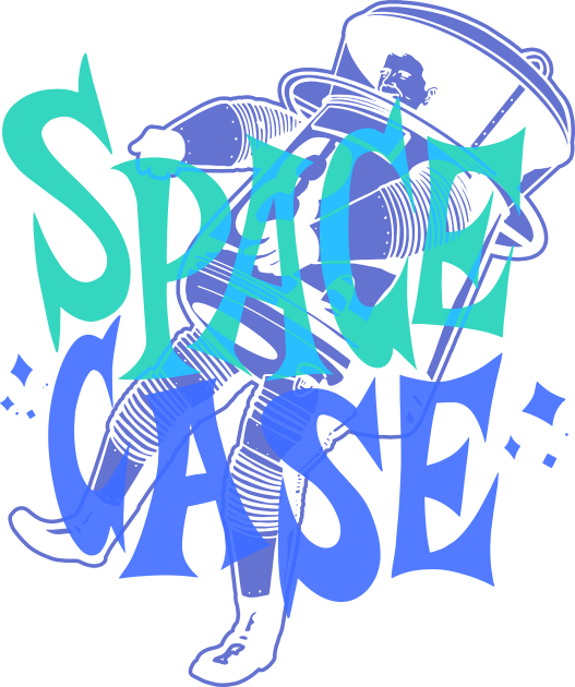 Space Case Kids T-Shirt by sombreroinc