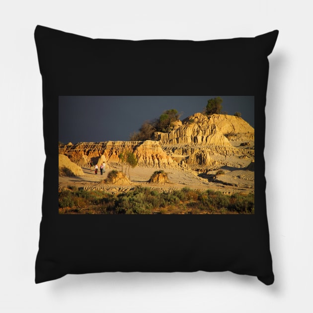 Pinnacles at Sunset #1 Pillow by Carole-Anne