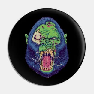 Monster Angry Gorilla Head Kong Pin