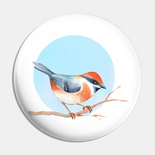 Orange bird Pin