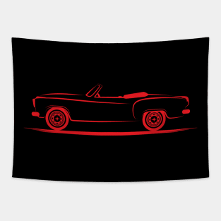 Borgward Isabella Cabrio  Red Tapestry