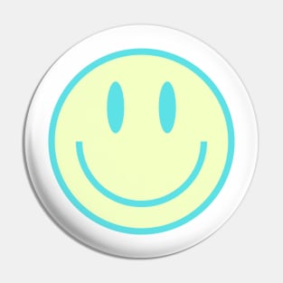 Smiley Face in Green Pin