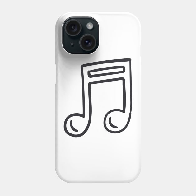 Music Note Phone Case by MajorCompany