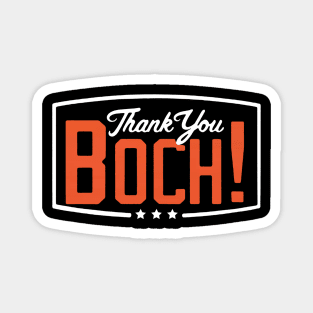 Thank You Boch Logo Magnet