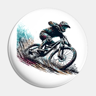 Mountain Biking Pin