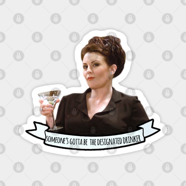 karen walker Magnet by aluap1006