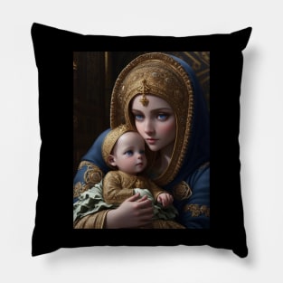 Madonna and Child Pillow