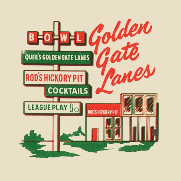 Golden Gates Lanes by MindsparkCreative