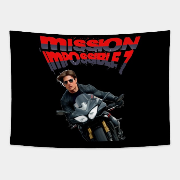 mission impossible 7 Tapestry by PixelSymphony