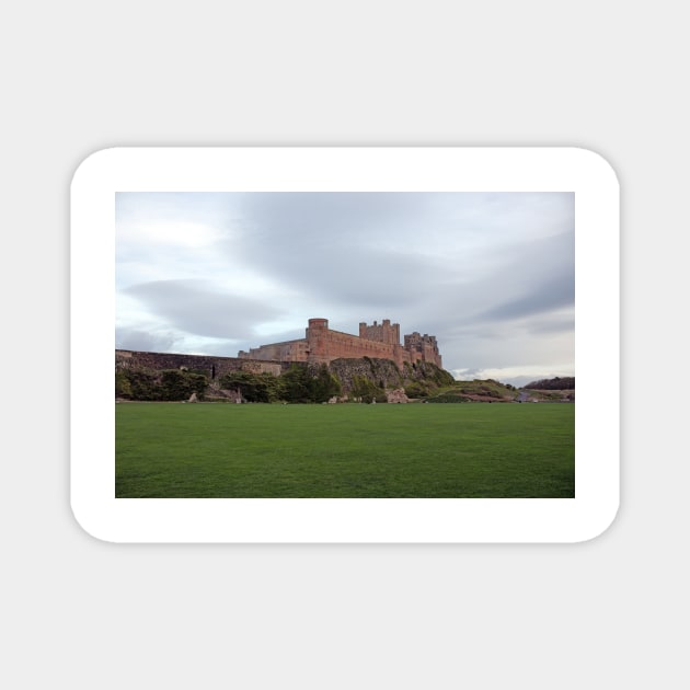 Bamburgh Castle, Northumberland Magnet by HazelWright