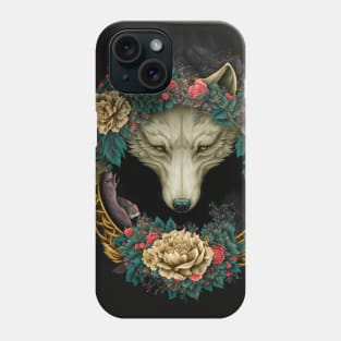 white Fox Phone Case