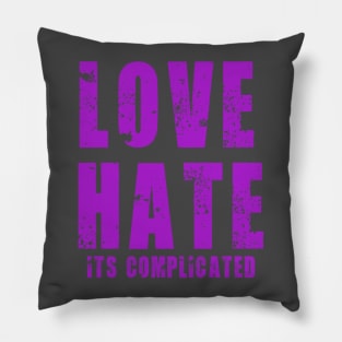 Love Hate Pillow