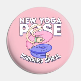 New Yoga Pose: Downward spiral Pin