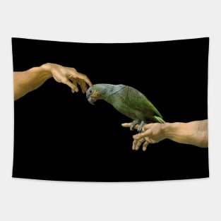 Michelangelo's Blue Fronted Amazon Tapestry