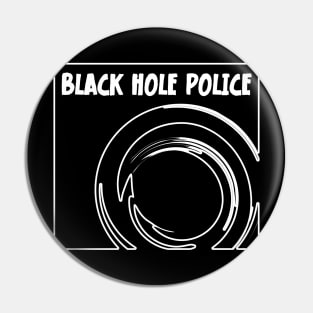 James Webb Space Telescope Black Hole Police Pin