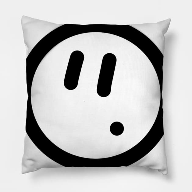 Emoji Face Pillow by GarryDeanArt