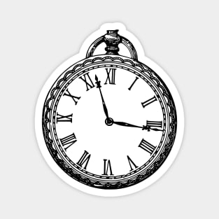 Vintage Pocket Watch Magnet