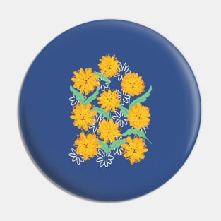 Cheery Dandelions Pin