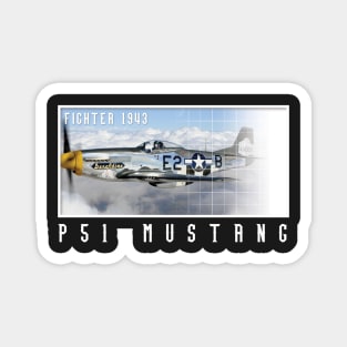 P51D Mustang Pilot Gift Battle of Britain Magnet