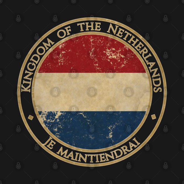 Vintage Kingdom of the Netherlands Europe European EU Flag by DragonXX