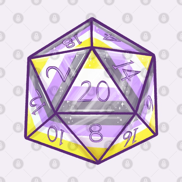 Nonbinary Dice by Jewelia