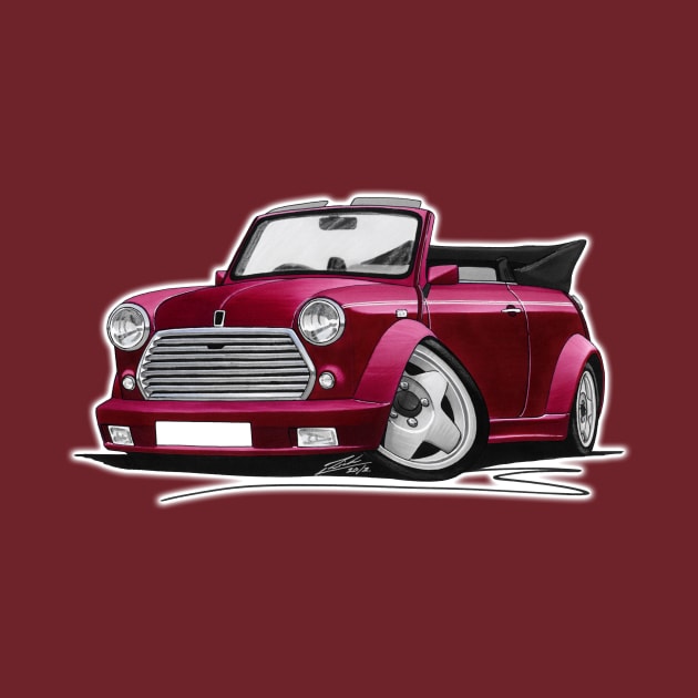 Mini Cabriolet Maroon by y30man5