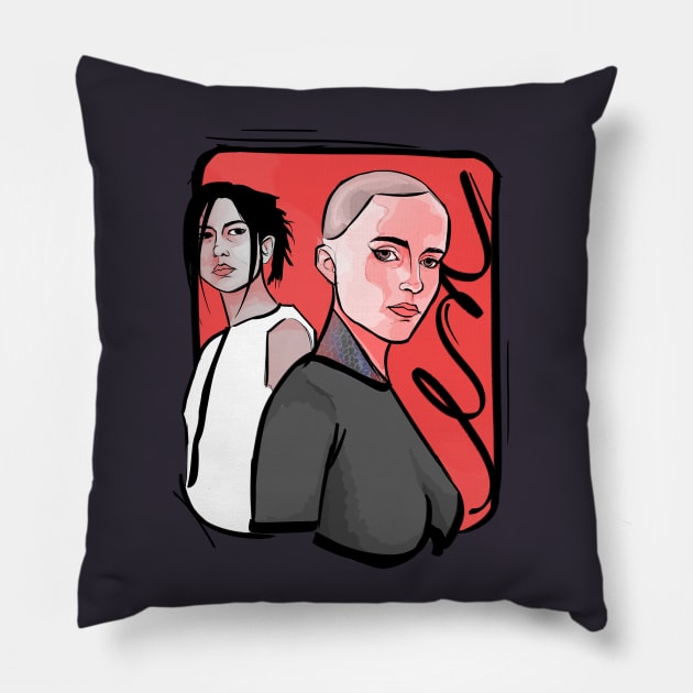 Ex Machina Pillow by @akaluciarts