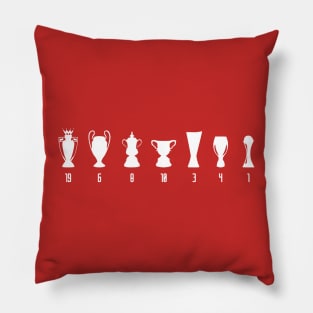 Liverpool Glory White Pillow