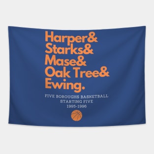 1995-1996 New York's Starting Five! Tapestry