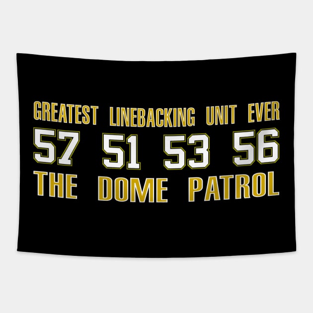 Greatest Linebacking Unit Ever Tapestry by Retro Sports