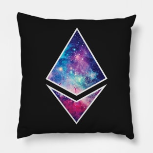 Ethereum Moon Galaxy Pillow